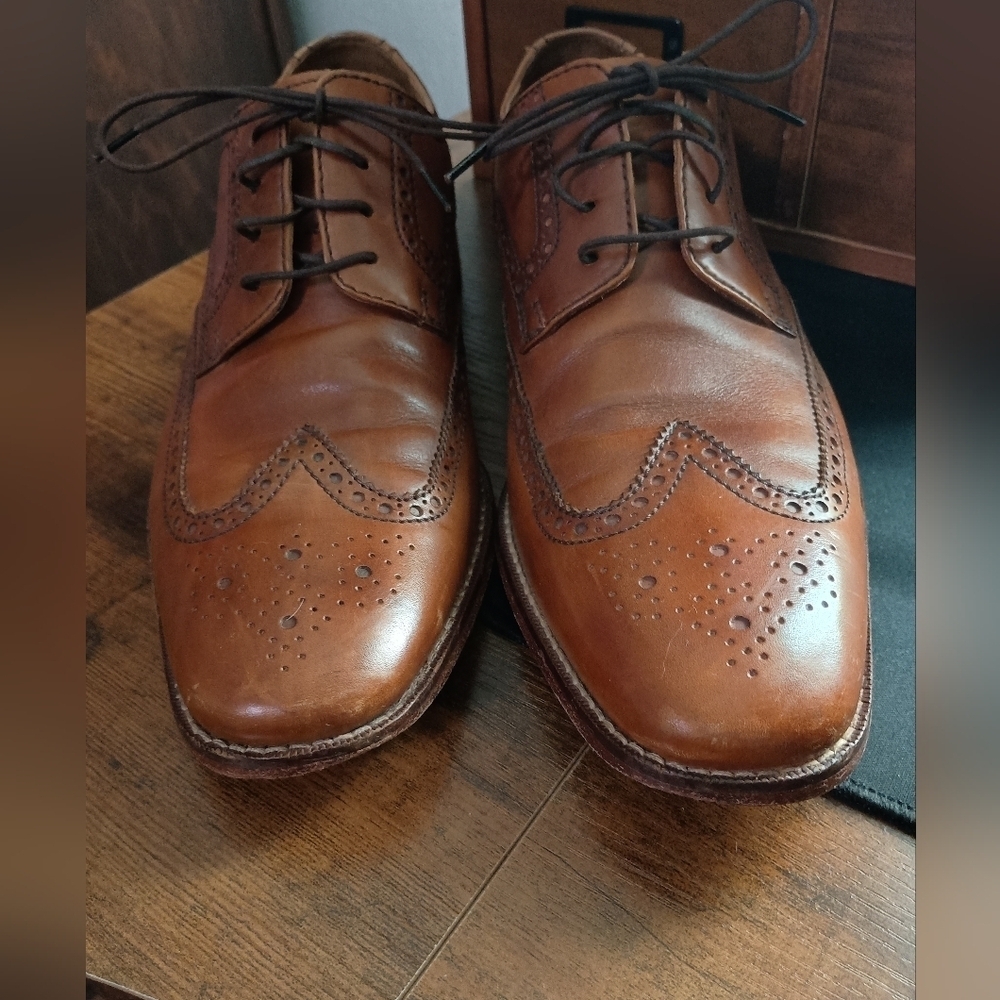 Cole Haan Nike Air Classic Brown Leather Men's Shoes_10